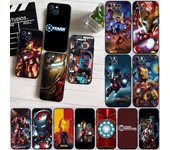 Funda de teléfono II9 Iron Man para Xiaomi Poco C51 C50 C55 C65 C40 F6 F5 X6 X4 X3 X2 M6 M5 M4 M3 M2 F3 F2 F1 12 12X 9T 10T Pro CC9E A3 A2 A1 Xiaomi Poco M6 Pro 5G amarillo pardo