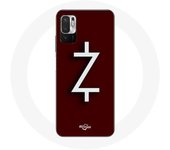 Coque pour Xiaomi Redmi Note 10 5G Ozark Saison 4 Logo Z Blanc Fond Rouge