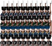 Nuevas Guerras Napoleónicas Bloques de Construcción Militares Medievales MOC Soldados Prusianos Figuras de Acción Armas Pistola Ensamblar Ladrillos Juguetes para Niños