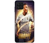 Coque Maniacase pour Samsung Galaxy A12 4g Kylian Mbappe Real Madrid Wallpaper