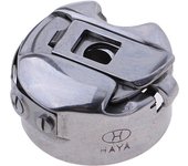 Caja de bobina de máquina de coser de acero inoxidable plateada para Singer Brother Juki 21x21x13mm plata