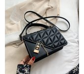 Bolso pequeño y sencillo para mujer, bolso cuadrado pequeño a la moda para tiempo libre, novedad de 2023 22x7x14 blanco