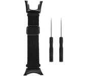 Correa elástica de nailon para reloj Suunto Ambit 1, 2, 2S, 2R, 3 Sport y 3 Peak, de liberación rápida. negro