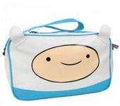 Hora de aventuras Childrens/Kids Finn Messenger Bag One Size azul/blanco