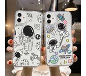 Funda de teléfono para Xiaomi transparente con sonrisa bonita Redmi Note 10 Pro 12 11 10 9 8 7 Pro 8t 9s 10s 11s Funda Poco F3 F4 Gt X3 X4 X5 Pro Poco F3