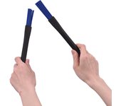 2 cepillos para tambor, 1 par de baquetas retráctiles para batería de Jazz, 15 cepillos de nailon