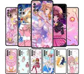 Funda mate para Samsung Galaxy A12, A52, A51, A32, A21s, A71, A02s, A31, A72, A22, A41, suave y a prueba de golpes, diseño de Sakura Cardcaptor Samsung A01