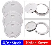 ABS Hatch Cover 4 6 8 inch Deck Inspection Plate Deck Inspection Access  For Boat Yacht Marine 4 inch