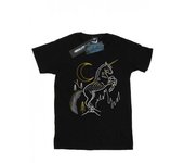 Harry Potter Boys Unicorn Line Art T-Shirt 9-11 Years blanco
