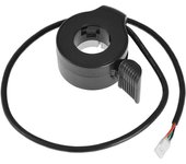 Acelerador de acelerador de pulgar para bicicleta eléctrica, accesorios universales para Scooter con Control de velocidad negro