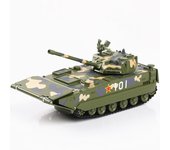 Vehículo blindado de tanque anfibio a escala 1/32, juguete modelo de coche fundido a presión, vehículo de juguete con sonido y luz para niños, colección de regalos para niños pequeños 1/32-16.5x7.5x6.8cm verde