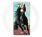 Coque pour Huawei Mate 8 Le Cheval Noir De La Race Frisonne