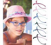 Bicolor Snap-on gafas para niños accesorios para gafas de brazo montura de gafas de pierna de repuesto A