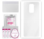 apgo Ultra Clear Protective Skin Sticker for the back compatible with Xiaomi Redmi 10X Pro 5G, Wrap Film, Hydrogel Film, Flexible, Soft TPU with posit