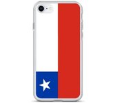 Funda - PIXELFORMA - iPhone 6 Plus - Drapeau du chili - Sopa de silicona - Protección completa