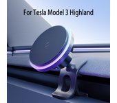 Soporte magnético inalámbrico para coche para Tesla Model 3 Highland, carga rápida inalámbrica, cargador de teléfono inteligente para iPhone