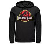 JURASSIC PARK Sudadera con capucha y logo clásico para hombre L negro