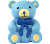Anniversary House Adorno para tarta con osito de peluche One Size azul