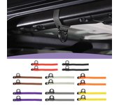 Percha Universal para ropa de coche, gancho para Jeep Wrangler TJ JK JL JK, Dodge, Ford Mustang, Ford Bronco, accesorios para coche negro