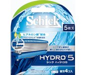 Cuchillas Schick 5 Cuchillas de repuesto Hydro 5 4 piezas