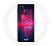 Coque pour Samsung Galaxy A21S Stranger Things Logo Transparent Saison 4 Bande annonce 2022
