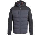 CRAGHOPPERS Chaqueta híbrida acolchada Castleford para hombre M negro