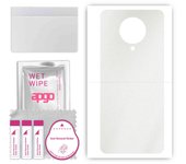 apgo Protective Skin Sticker for the back compatible with Xiaomi Redmi K30 Pro Zoom, Wrap Film, Foil, Vinyl - Pattern Matte Transparent