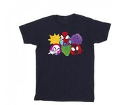 Marvel Camiseta con caras de Spidey y sus increíbles amigos para niños 5-6 Years blanco