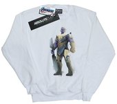 Marvel Boys Avengers Endgame - Sudadera pintada de Thanos 5-6 Years blanco