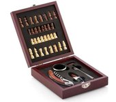 Coffret Sommelier madera : Juego de revisión y conjunto de 4 accesorios vin.