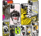 Funda de silicona con diseño divertido de David, funda negra para Apple Iphone 11 13 12 Mini 14 Pro Max Xr 7 8 Se Xs 6 6s Plus 5 5s iPhone 11