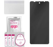 apgo Privacy Matte Hybrid protective glass compatible with Ulefone Armor 10 5G, flexible nano glass, great replacement for tempered glass, scratch-res