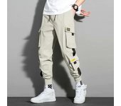 Pantalones casuales para hombre Pantalones grandes con piernas sueltas Pantalones deportivos XXXXXL negro