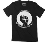 Camiseta ULTRABASIC para hombre I Can't Breathe Black Lives Matter Protest BLM Tee XS negro