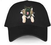 Recién llegado, sombreros de algodón, gorra de béisbol para adultos, gorra de béisbol americana AKITA - rasgada para hombres y mujeres, gorras de verano de hip-hop, gorra Snapback sólida para el sol Adjustable