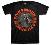 Camiseta unisex de algodón con el sello de ameth de Five Finger Death Punch para adultos M negro