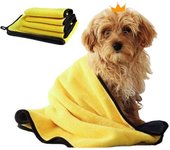 Toalla absorbente de baño para mascotas, toalla suave sin pelusa para perros y gatos, toallas de baño absorbentes de secado rápido, toalla gruesa pequeña, productos especiales para mascotas 1pcs 30cmX30cm negro