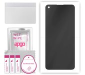 apgo Protector de pantalla mate de privacidad de hidrogel para Oppo Reno 6 CPH2235, antiespía, película de hidrogel, TPU flexible y suave con capa de posicionamiento fácil de instalar