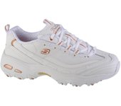 Skechers D'Lites - Fresh Start, Zapatillas Blancas Mujer 38