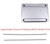 1/2 piezas de tira de goma para computadora portátil para Hp Elitebook 840 G7 G8 845 G7 G8, almohadilla de pie para carcasa inferior, tiras de goma para pies de computadora portátil B
