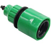 Adaptador de acoplamiento rápido, cinta de goteo para conector de manguera de riego con conector de púas de 1/4  , herramientas de riego de jardín, 1 Uds.