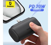 Baseus Banco de energía de carga rápida compacto 5000mAh 20W para iPhone blanco
