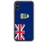 Coque Télephone Drapeau Sainte-Hélène, Ascension et Tristan da Cunha - iPhone XS