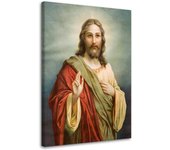 Impresión en lienzo, Jesucristo 40x60 varios colores