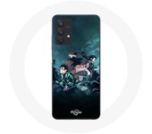Coque pour samsung galaxy A32 5G Demon Slayer Manga Tanjiro et Nezuko