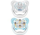 Dr. Chupete Brown's Prevent Butterfly Azul Talla 1 0-6M