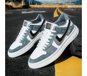 Zapatos de hombre Zapatos de tablero casuales de primavera y verano Zapatos de moda para estudiantes Zapatos deportivos bajos transpirables que combinan con todo 39 blanco