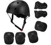 Casco protector para niños, rodilleras, coderas, 2, 3, 4, 5, 6, 7, 8, 9, 10, 11, 12 años, equipo de protección adecuado para patines y patinetas para niñas y niños 10-30kg