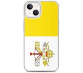Coque pour iPhone - PIXELFORMA - iPhone 13 - Drapeau du Vatican - Sopa de silicona - Design léger