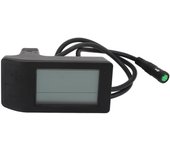 Medidor de conversión de bicicleta eléctrica con pantalla LCD y conector de 5 pines, resistente al agua, para Bafang